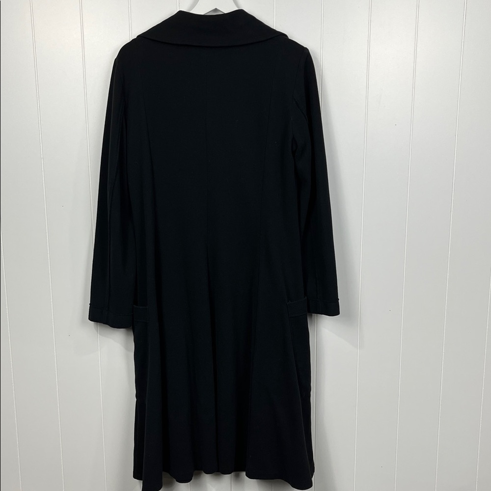Lurdes Bergada (Made in Spain) Womens Jacket L Black Dble Button Front Pockets - Picture 10 of 14